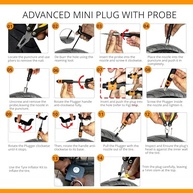 Kit Reparo Pneu Sem Câmara GRAND PITSTOP 21 Peças c/ Alicate Multifuncional - Carros, Motos e Mais - imagem 4