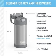 Garrafa Infantil Thermos Funtainer Carros 354ml - Mantém Bebidas Fria por Até 12h - imagem 3