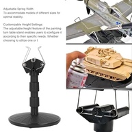 Stand de Pintura Giratório Ajustável com Molas - ABS Premium para Modelos, Carros e Aviões - imagem 4