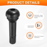 Haste de Válvula TR414 5cm (5 Unidades) - Universal para Carros, Motos e Mais - imagem 4