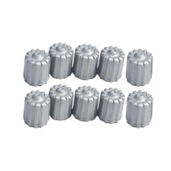 10 Tampas de Válvula Cinza Universal para Pneus - Proteção TPMS para Carros, Caminhões e Motos - imagem 1