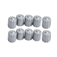 10 Tampas de Válvula Cinza Universal para Pneus - Proteção TPMS para Carros, Caminhões e Motos - imagem 2