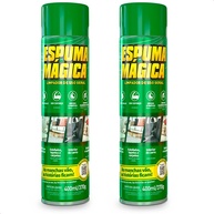 KIT 2 Espuma Mágica Limpa Seco Pro Auto 400ml: Limpeza Instantânea para Carros e Casa - imagem 1