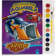 Carros Pintando com Aquarela: Diversão Criativa! - imagem 1