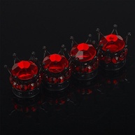 Tampas de Válvula Bling Bling Strass - 4 Unidades para Carros, SUVs e Motos - imagem 4