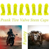 Destaque Seu Veículo: 8 Tampas de Válvula Amarelas Divertidas para Carros, Motos e SUVs - imagem 3