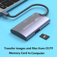 Leitor de Cartão TF/CF: USB-C para CompactFlash - imagem 2