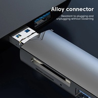 Adaptador 6 em 1 USB 3.0: Leitor de Cartão e OTG - imagem 3