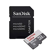 Cartão MicroSD 64GB SanDisk Ultra 100MB/s A1 UHS-I - imagem 1