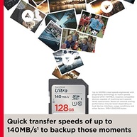 Cartão de Memória SanDisk Ultra 128GB SDXC UHS-I: Velocidade e Confiança para Seus Momentos - imagem 5