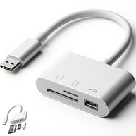 Adaptador De Memória Leitor De Cartão Micro SD SD TF USB Tipo C OTG USB 3.0 Para Celular Tablet Notebook Computador Expansão De Armazenamento Transferência Rápida De Dados Multidispositivo - imagem 2
