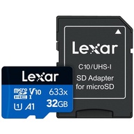Cartão Micro SD Lexar 32GB 633x U3 V30 A1: Velocidade e Performance para Seus Dispositivos - imagem 3