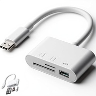 Adaptador De Memória Leitor De Cartão Micro SD SD TF USB Tipo C OTG USB 3.0 Para Celular Tablet Notebook Computador Expansão De Armazenamento Transferência Rápida De Dados Multidispositivo - imagem 1