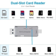 Leitor de Cartão Micro SD 2 em 1 USB-C 3.0 - imagem 2