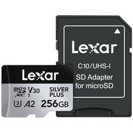 cartao-velocidade-256gb-microsdxc-professional-plus-memoria-silver-a-lexar-de-a
