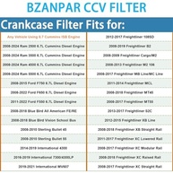 Filtro de Ventilação do Cárter CCV 6.7 Cummins ISB para Ram 2500-5500 (2008-2024) - Qualidade Premium - imagem 3