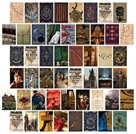 Conjunto de 50 Cartões de Arte Harry Potter Hogwarts - 10x15cm - Oficialmente Licenciado - imagem 2