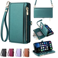 Carteira Capa Samsung: Couro, Zipper e 7 Cartões - imagem 3