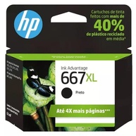 Cartucho HP 667XL Preto Original (3YM81AL) - imagem 2