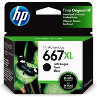 Cartucho HP 667XL Preto: Imprima Mais, Economize! - imagem 1
