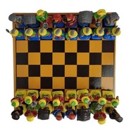 Jogo de Xadrez Artesanal em Cerâmica 28cm - Caruaru Pernambuco | Peça Única e Elegante - imagem 4