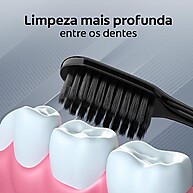 Escova Colgate Slim Soft Black: Limpeza Profunda com Carvão - imagem 2