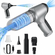 Aspirador Portátil Sem Fio 3 em 1: Potência 120W para Carro e Casa | Recarregável USB - imagem 2