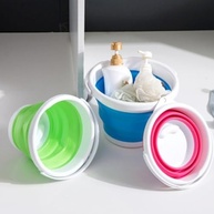 Balde de Silicone Dobrável 5L – Portátil e Multifuncional para Casa, Camping e Viagens - imagem 3