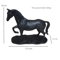 Estatueta de Cavalo em Resina - Decoração de Luxo para Casa e Escritório com Simbolismo de Poder e Liderança - imagem 4