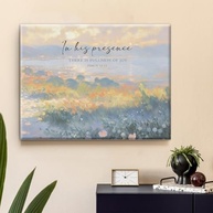 Arte de Parede com Versículo Bíblico Salmo 16:11 - Inspiração Cristã para Decoração de Casa - imagem 5