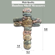 Cruz de Parede Jesus Crucifixo em Resina - Decoração Espiritual para Casa Cristã - imagem 3