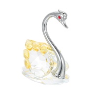 Estátua de Cisne em Cristal Brilhante - Decoração Elegante para Mesa, Casa e Eventos - imagem 1