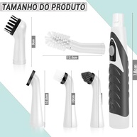 Escova de Limpeza Elétrica Rotativa - Potente e Eficiente para Toda Casa - imagem 3