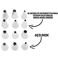 Kit Confeiteiro 12 Peças: Seu Atelier em Casa! - imagem 2