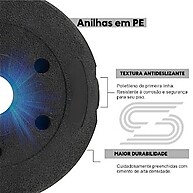 Kit Halteres 6 em 1 Consport: Treino Completo em Casa - imagem 1
