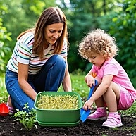 Kit Germinação Broto Feijão: Cultive Microgreens em Casa 🌱 - imagem 1