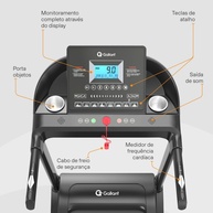 Esteira Gallant Elite 2.9HP: Treino Potente em Casa - imagem 2