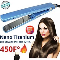 Chapinha Nano Titanium 450°F: Alisamento Profissional em Casa - imagem 1