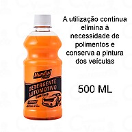 Detergente Automotivo com Cera 500ml - Limpeza Profissional em Casa - imagem 2