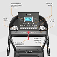 Esteira Gallant Elite 2.9HP: Treine em Casa! - imagem 2