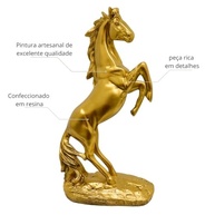 Estatueta de Cavalo em Pé em Resina - Decoração Elegante para Casa e Escritório - imagem 5