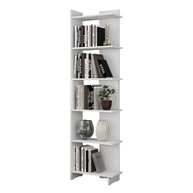 Estante Livreiro Organizador Multiuso para Casa e Escritório - Design Moderno com 5 Prateleiras | Eccos Branco - imagem 2