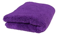 Pano de Microfibra Premium Roxo 40x60cm: Limpeza Impecável para seu Carro e Casa - imagem 1