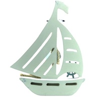 Mini Jangada Decorativa Náutica - Charme Marítimo para Casa de Praia - imagem 5