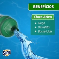 Sanol Água Sanitária 2L - Poder de Limpeza Profundo e Seguro para Sua Casa - imagem 4