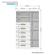 Cômoda Marabá 6 Gavetas: Organize sua Casa! - imagem 2