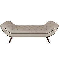 Puff Recamier Linho Creme 160cm: Elegância para sua Casa - imagem 2
