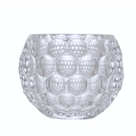 Porta Vela de Cristal Bolhas: Elegância para sua Casa - imagem 2