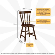 Cadeiras de Jantar Madeira Maciça: Elegância para sua Casa - imagem 2