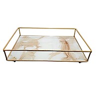 Bandeja Dourada Marmorizada: Elegância para sua Casa! - imagem 1
